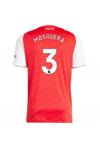 Arsenal Cristhian Mosquera #3 Jalkapallovaatteet Kotipaita 2025-26 Lyhythihainen Arsenal Cristhian Mosquera #3 Jalkapallovaatteet Kotipaita 2025-26 Lyhythihainen
